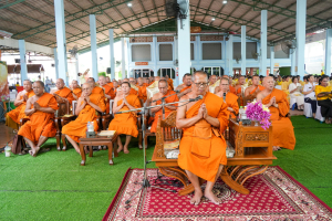 มรภ.เทพสตรี ร่วมพิธีเจริญพระพุทธมนต์ถวายพระพรชัยมงคลแด่ พระบาทสมเด็จพระเจ้าอยู่หัว และพระบรมวงศานุวงศ์ ประจำปี พ.ศ. 2568 ครั้งที่ 8