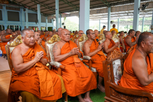 มรภ.เทพสตรี ร่วมพิธีเจริญพระพุทธมนต์ถวายพระพรชัยมงคลแด่ พระบาทสมเด็จพระเจ้าอยู่หัว และพระบรมวงศานุวงศ์ ประจำปี พ.ศ. 2568 ครั้งที่ 8