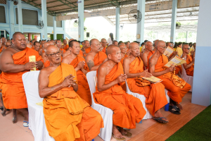 มรภ.เทพสตรี ร่วมพิธีเจริญพระพุทธมนต์ถวายพระพรชัยมงคลแด่ พระบาทสมเด็จพระเจ้าอยู่หัว และพระบรมวงศานุวงศ์ ประจำปี พ.ศ. 2568 ครั้งที่ 8