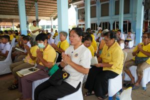 มรภ.เทพสตรี ร่วมพิธีเจริญพระพุทธมนต์ถวายพระพรชัยมงคลแด่ พระบาทสมเด็จพระเจ้าอยู่หัว และพระบรมวงศานุวงศ์ ประจำปี พ.ศ. 2568 ครั้งที่ 8