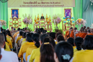 มรภ.เทพสตรี ร่วมพิธีเจริญพระพุทธมนต์ถวายพระพรชัยมงคลแด่ พระบาทสมเด็จพระเจ้าอยู่หัว และพระบรมวงศานุวงศ์ ประจำปี พ.ศ. 2568 ครั้งที่ 8