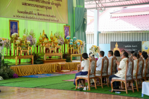 มรภ.เทพสตรี ร่วมพิธีเจริญพระพุทธมนต์ถวายพระพรชัยมงคลแด่ พระบาทสมเด็จพระเจ้าอยู่หัว และพระบรมวงศานุวงศ์ ประจำปี พ.ศ. 2568 ครั้งที่ 8