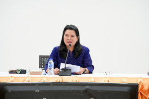 กองนโยบายและแผน จัดนำเสนอผลการดำเนินงานโครงการภายใต้ผลผลิต มรภ. เพื่อการพัฒนาท้องถิ่น ประจำปีงบประมาณ พ.ศ. 2568