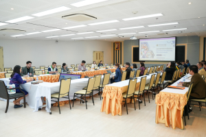 กองนโยบายและแผน จัดนำเสนอผลการดำเนินงานโครงการภายใต้ผลผลิต มรภ. เพื่อการพัฒนาท้องถิ่น ประจำปีงบประมาณ พ.ศ. 2568