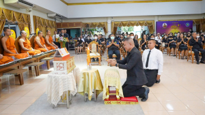 มรภ.เทพสตรี ร่วมพิธีบำเพ็ญกุศลและฌาปนกิจร่างอาจารย์ใหญ่