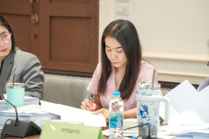 กองนโยบายและแผน สนอ. จัดนำเสนอแผนปฏิบัติการ ประจำปีงบประมาณ พ.ศ. 2569 ของหน่วยงานสังกัด มรภ.เทพสตรี