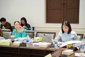 กองนโยบายและแผน สนอ. จัดนำเสนอแผนปฏิบัติการ ประจำปีงบประมาณ พ.ศ. 2569 ของหน่วยงานสังกัด มรภ.เทพสตรี