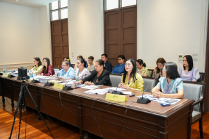 กองนโยบายและแผน สนอ. จัดนำเสนอแผนปฏิบัติการ ประจำปีงบประมาณ พ.ศ. 2569 ของหน่วยงานสังกัด มรภ.เทพสตรี