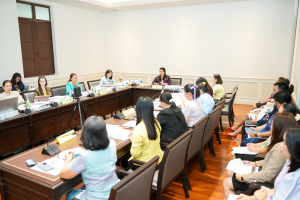 กองนโยบายและแผน สนอ. จัดนำเสนอแผนปฏิบัติการ ประจำปีงบประมาณ พ.ศ. 2569 ของหน่วยงานสังกัด มรภ.เทพสตรี