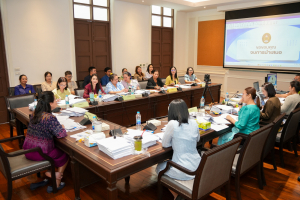 กองนโยบายและแผน สนอ. จัดนำเสนอแผนปฏิบัติการ ประจำปีงบประมาณ พ.ศ. 2569 ของหน่วยงานสังกัด มรภ.เทพสตรี