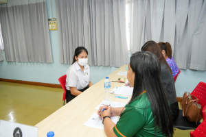 คณะวิทยาการจัดการ จัดสัมภาษณ์นักศึกษาเพื่อคัดเลือกเข้ารับทุนการศึกษาในงานมหกรรมเทพสตรี 105 ปี