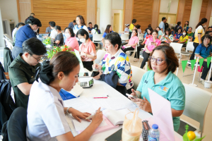 งานสวัสดิการ จัดโครงการตรวจสุขภาพบุคลากร มรภ.เทพสตรี ประจำปี พ.ศ. 2568