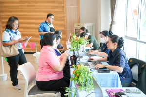 งานสวัสดิการ จัดโครงการตรวจสุขภาพบุคลากร มรภ.เทพสตรี ประจำปี พ.ศ. 2568