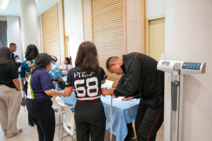 งานสวัสดิการ จัดโครงการตรวจสุขภาพบุคลากร มรภ.เทพสตรี ประจำปี พ.ศ. 2568