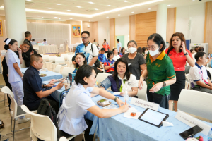 งานสวัสดิการ จัดโครงการตรวจสุขภาพบุคลากร มรภ.เทพสตรี ประจำปี พ.ศ. 2568