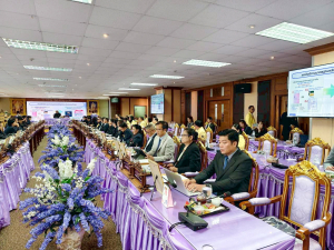อธิการบดี มรภ.เทพสตรี พร้อมด้วยผู้บริหาร ร่วมการประชุมที่ประชุมอธิการบดีมหาวิทยาลัยราชภัฏ ครั้งที่ 5 (182)/2568