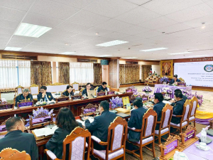 อธิการบดี มรภ.เทพสตรี พร้อมด้วยผู้บริหาร ร่วมการประชุมที่ประชุมอธิการบดีมหาวิทยาลัยราชภัฏ ครั้งที่ 5 (182)/2568