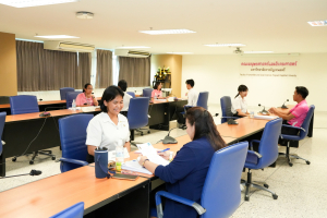 คณะมนุษยศาสตร์ฯ จัดสัมภาษณ์นักศึกษาเพื่อคัดเลือกเข้ารับทุนการศึกษาในงานมหกรรมเทพสตรี 105 ปี