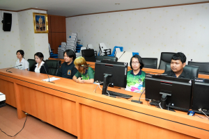 คณะเทคโนโลยีสารสนเทศ จัดสัมภาษณ์นักศึกษาเพื่อคัดเลือกเข้ารับทุนการศึกษาในงานมหกรรมเทพสตรี 105 ปี