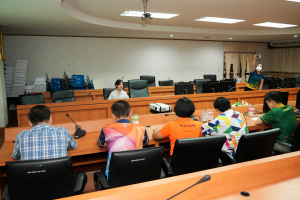 คณะเทคโนโลยีสารสนเทศ จัดสัมภาษณ์นักศึกษาเพื่อคัดเลือกเข้ารับทุนการศึกษาในงานมหกรรมเทพสตรี 105 ปี