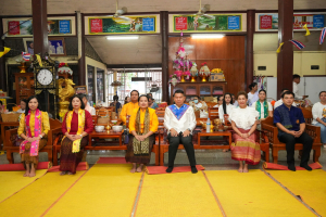 มรภ.เทพสตรี ร่วมงานประเพณีบุญเดือนสิบตักบาตรน้ำผึ้ง ประจำปี พ.ศ. 2568 สืบสานอัตลักษณ์ของชุมชนมอญบางขันหมาก