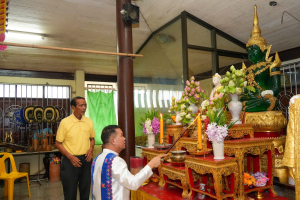 มรภ.เทพสตรี ร่วมงานประเพณีบุญเดือนสิบตักบาตรน้ำผึ้ง ประจำปี พ.ศ. 2568 สืบสานอัตลักษณ์ของชุมชนมอญบางขันหมาก