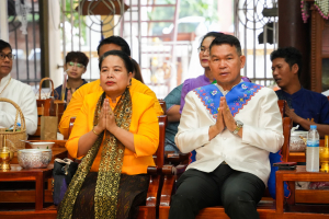 มรภ.เทพสตรี ร่วมงานประเพณีบุญเดือนสิบตักบาตรน้ำผึ้ง ประจำปี พ.ศ. 2568 สืบสานอัตลักษณ์ของชุมชนมอญบางขันหมาก