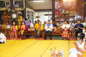 มรภ.เทพสตรี ร่วมงานประเพณีบุญเดือนสิบตักบาตรน้ำผึ้ง ประจำปี พ.ศ. 2568 สืบสานอัตลักษณ์ของชุมชนมอญบางขันหมาก