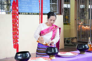 มรภ.เทพสตรี ร่วมงานประเพณีบุญเดือนสิบตักบาตรน้ำผึ้ง ประจำปี พ.ศ. 2568 สืบสานอัตลักษณ์ของชุมชนมอญบางขันหมาก