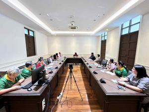 การประชุมคณะอนุกรรมการฝ่ายจัดกิจกรรมแสดงวัฒนธรรม งานมหกรรมเทพสตรี 105 ปี
