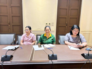 การประชุมคณะอนุกรรมการฝ่ายจัดกิจกรรมแสดงวัฒนธรรม งานมหกรรมเทพสตรี 105 ปี