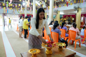 คณะเทคโนโลยีอุตสาหกรรม เป็นผู้แทน มรภ.เทพสตรี ร่วมโครงการ ผู้ว่าฯ พาแต่งไทย หิ้วปิ่นโตทำบุญ เกื้อกูลพระพุทธศาสนา รักษาสิ่งแวดล้อม จ.ลพบุรี ครั้งที่ 7