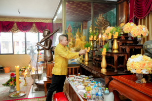 คณะเทคโนโลยีอุตสาหกรรม เป็นผู้แทน มรภ.เทพสตรี ร่วมโครงการ ผู้ว่าฯ พาแต่งไทย หิ้วปิ่นโตทำบุญ เกื้อกูลพระพุทธศาสนา รักษาสิ่งแวดล้อม จ.ลพบุรี ครั้งที่ 7