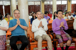คณะเทคโนโลยีอุตสาหกรรม เป็นผู้แทน มรภ.เทพสตรี ร่วมโครงการ ผู้ว่าฯ พาแต่งไทย หิ้วปิ่นโตทำบุญ เกื้อกูลพระพุทธศาสนา รักษาสิ่งแวดล้อม จ.ลพบุรี ครั้งที่ 7