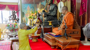 คณะเทคโนโลยีอุตสาหกรรม เป็นผู้แทน มรภ.เทพสตรี ร่วมโครงการ ผู้ว่าฯ พาแต่งไทย หิ้วปิ่นโตทำบุญ เกื้อกูลพระพุทธศาสนา รักษาสิ่งแวดล้อม จ.ลพบุรี ครั้งที่ 7