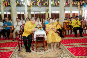 คณะเทคโนโลยีอุตสาหกรรม เป็นผู้แทน มรภ.เทพสตรี ร่วมโครงการ ผู้ว่าฯ พาแต่งไทย หิ้วปิ่นโตทำบุญ เกื้อกูลพระพุทธศาสนา รักษาสิ่งแวดล้อม จ.ลพบุรี ครั้งที่ 7