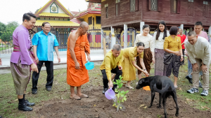 คณะเทคโนโลยีอุตสาหกรรม เป็นผู้แทน มรภ.เทพสตรี ร่วมโครงการ ผู้ว่าฯ พาแต่งไทย หิ้วปิ่นโตทำบุญ เกื้อกูลพระพุทธศาสนา รักษาสิ่งแวดล้อม จ.ลพบุรี ครั้งที่ 7