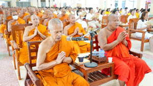 มรภ.เทพสตรี ร่วมพิธีเจริญพระพุทธมนต์ถวายพระพรชัยมงคลแด่ พระบาทสมเด็จพระเจ้าอยู่หัว และพระบรมวงศานุวงศ์ ประจำปี พ.ศ. 2568 ครั้งที่ 9