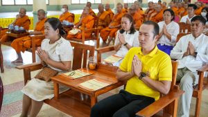 มรภ.เทพสตรี ร่วมพิธีเจริญพระพุทธมนต์ถวายพระพรชัยมงคลแด่ พระบาทสมเด็จพระเจ้าอยู่หัว และพระบรมวงศานุวงศ์ ประจำปี พ.ศ. 2568 ครั้งที่ 9