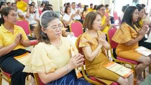 มรภ.เทพสตรี ร่วมพิธีเจริญพระพุทธมนต์ถวายพระพรชัยมงคลแด่ พระบาทสมเด็จพระเจ้าอยู่หัว และพระบรมวงศานุวงศ์ ประจำปี พ.ศ. 2568 ครั้งที่ 9