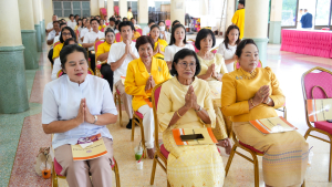 มรภ.เทพสตรี ร่วมพิธีเจริญพระพุทธมนต์ถวายพระพรชัยมงคลแด่ พระบาทสมเด็จพระเจ้าอยู่หัว และพระบรมวงศานุวงศ์ ประจำปี พ.ศ. 2568 ครั้งที่ 9