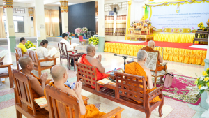มรภ.เทพสตรี ร่วมพิธีเจริญพระพุทธมนต์ถวายพระพรชัยมงคลแด่ พระบาทสมเด็จพระเจ้าอยู่หัว และพระบรมวงศานุวงศ์ ประจำปี พ.ศ. 2568 ครั้งที่ 9