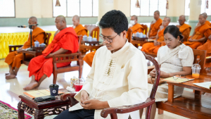 มรภ.เทพสตรี ร่วมพิธีเจริญพระพุทธมนต์ถวายพระพรชัยมงคลแด่ พระบาทสมเด็จพระเจ้าอยู่หัว และพระบรมวงศานุวงศ์ ประจำปี พ.ศ. 2568 ครั้งที่ 9
