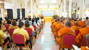 มรภ.เทพสตรี ร่วมพิธีเจริญพระพุทธมนต์ถวายพระพรชัยมงคลแด่ พระบาทสมเด็จพระเจ้าอยู่หัว และพระบรมวงศานุวงศ์ ประจำปี พ.ศ. 2568 ครั้งที่ 9