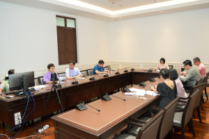 การประชุม คกก.ดำเนินงานการจัดทำแบบประเมินผลความพึงพอใจของผู้รับบริการของพนักงานในสถาบันอุดมศึกษา สายสนับสนุน ครั้งที่ 3/68