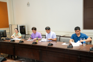 การประชุม คกก.ดำเนินงานการจัดทำแบบประเมินผลความพึงพอใจของผู้รับบริการของพนักงานในสถาบันอุดมศึกษา สายสนับสนุน ครั้งที่ 3/68