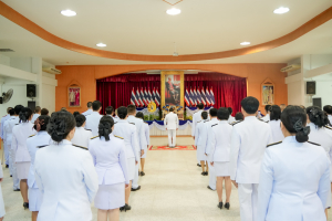 มรภ.เทพสตรี ร่วมพิธีวันคล้ายวันสวรรคตพระบาทสมเด็จพระจอมเกล้าเจ้าอยู่หัว