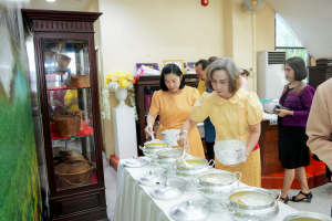สำนักศิลปะและวัฒนธรรม จัดพิธีทำบุญทักษิณา เพื่อถวายเป็นพระราชกุศลและน้อมรำลึกในพระมหากรุณาธิคุณ รัชกาลที่ 9 เนื่องในวันนวมินทรมหาราช