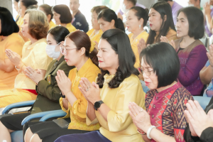 สำนักศิลปะและวัฒนธรรม จัดพิธีทำบุญทักษิณา เพื่อถวายเป็นพระราชกุศลและน้อมรำลึกในพระมหากรุณาธิคุณ รัชกาลที่ 9 เนื่องในวันนวมินทรมหาราช