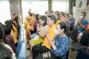 สำนักศิลปะและวัฒนธรรม จัดพิธีทำบุญทักษิณา เพื่อถวายเป็นพระราชกุศลและน้อมรำลึกในพระมหากรุณาธิคุณ รัชกาลที่ 9 เนื่องในวันนวมินทรมหาราช